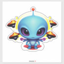 Search for alien stickers Blue