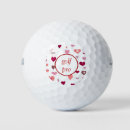 Search for heart golf balls Red hearts