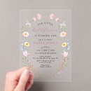 Search for garden 1st birthday invitations Our little wildflower