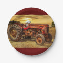 Search for tractor paper plates Red