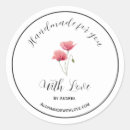 Search for handmade with love stickers Simple