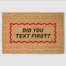 Search for unwelcome doormats Go away