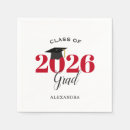 Search for graduation napkins Class of 2026