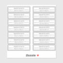 Search for clear labels Elegant