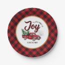 Search for christmas truck plates Buffalo plaid
