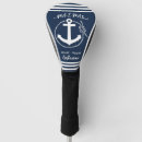 Search for navy blue golf head covers Nautical