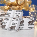 Search for otter wrapping paper Adorable
