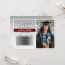 Search for red black graduation invitations Silver