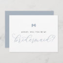 Search for dusty blue bridesmaid cards Bridal party
