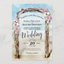 Search for beach arbor wedding invitations Tropical