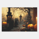 Search for vintage halloween wrapping paper Victorian
