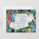 Search for sunset rehearsal dinner invitations Tropical