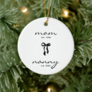Search for nanny ornaments Grandmother