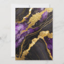 Search for black gold purple invitations Gemstone