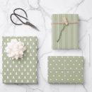 Search for green and white christmas paper wrapping paper Dots