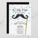 Search for mustache invitations baby shower