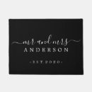 Search for newlywed doormats Luxury monogram