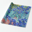 Search for van gogh wrapping paper Irises