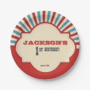 Search for circus plates First birthday