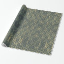Search for damask wrapping paper Gold
