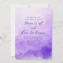 Search for ombre wedding invitations Purple