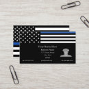 Search for thin blue line business cards Law enforcement