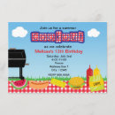Search for cookout birthday invitations Picnic