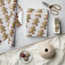 Search for pink gingerbread wrapping paper Pattern