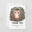 Search for owl thank you cards Boy