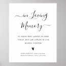 Search for in loving memory signs Elegant calligraphy