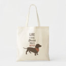 Search for dachshund tote bags Silhouette