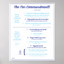 Search for ten commandments posters Christian