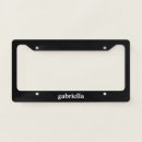 Search for cute license plate frames Minimalist