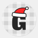 Search for christmas letter stickers Initial