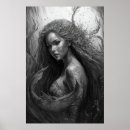 Search for black and white mermaid art Underwater