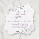 Search for lavender wedding favor tags Thank you