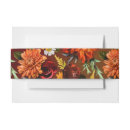 Search for floral wedding invitation belly bands Elegant modern