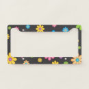 Search for girls license plate frames Colorful