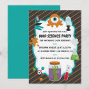 Search for mad scientist birthday invitations Mad science party