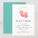 Search for flamingo party invitations Pool float