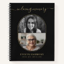 Search for memorial notebooks In loving memory