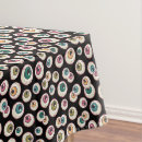 Search for teal and orange tablecloths White