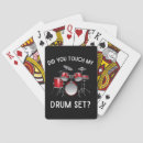 Search for drum playing cards Set