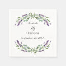 Search for lavender wedding napkins Trendy
