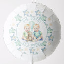 Search for twin balloons Boy baby shower