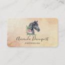 Search for portrait business cards Equestrian