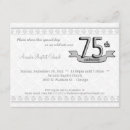 Search for 75th anniversary invitations Damask