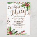 Search for dinner and drinks invitations Poinsettia