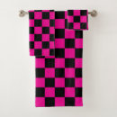 Search for hot pink bathroom accessories Black