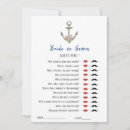 Search for nautical bridal shower invitations Blue and white